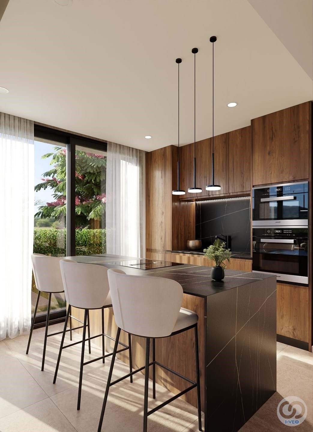 Cuina de Casa o xalet en venda en Cuevas del Almanzora amb Aire condicionat, Jardí privat i Terrassa