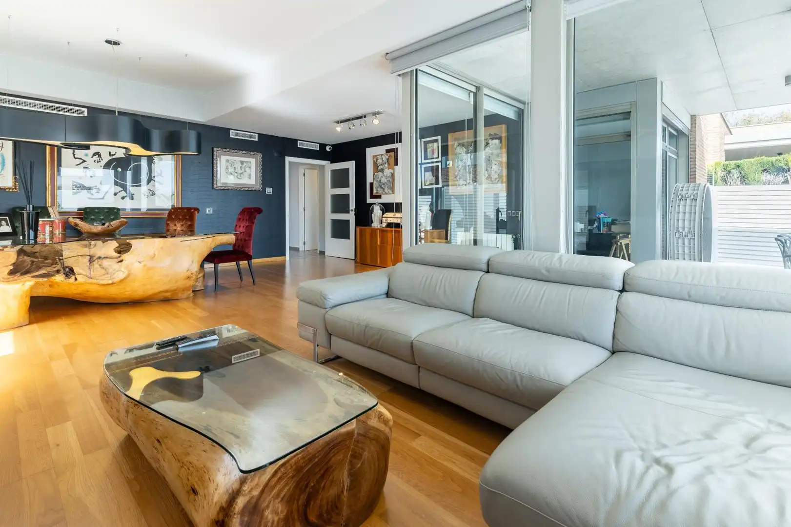 Sala de estar de Casa o chalet en venta en Bétera con Aire acondicionado, Jardín privado y Terraza