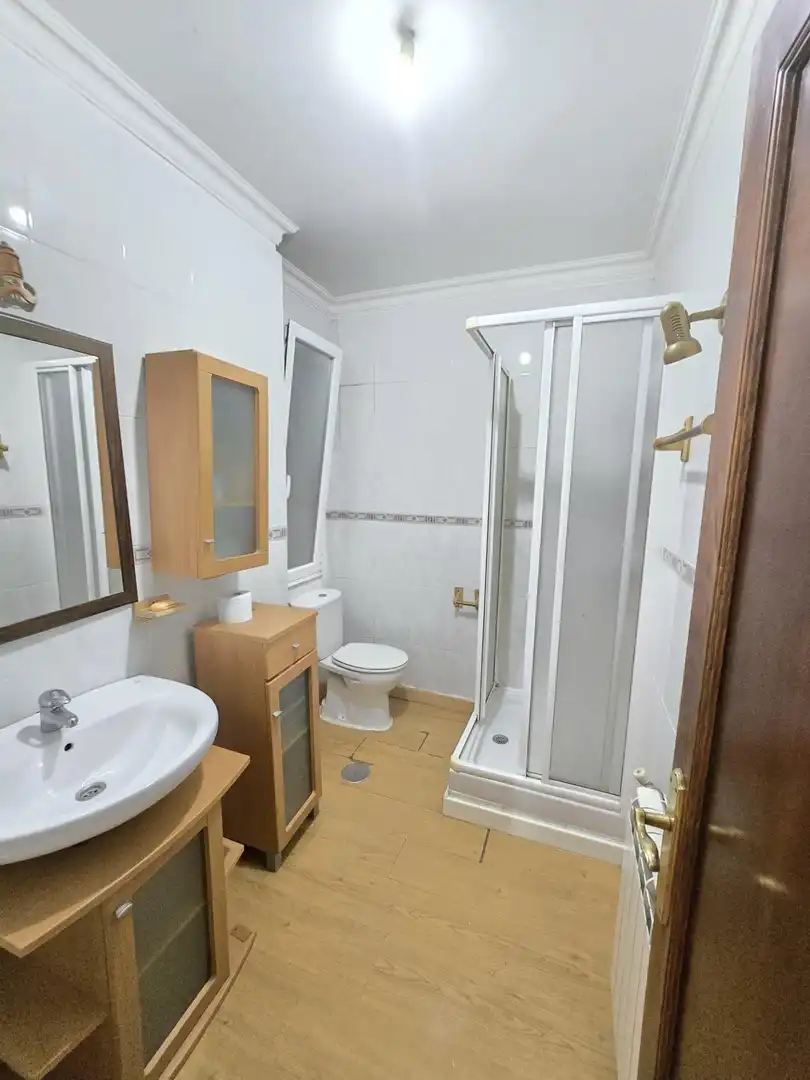 Baño de Piso de alquiler en Vigo  con Calefacción, Parquet y Amueblado