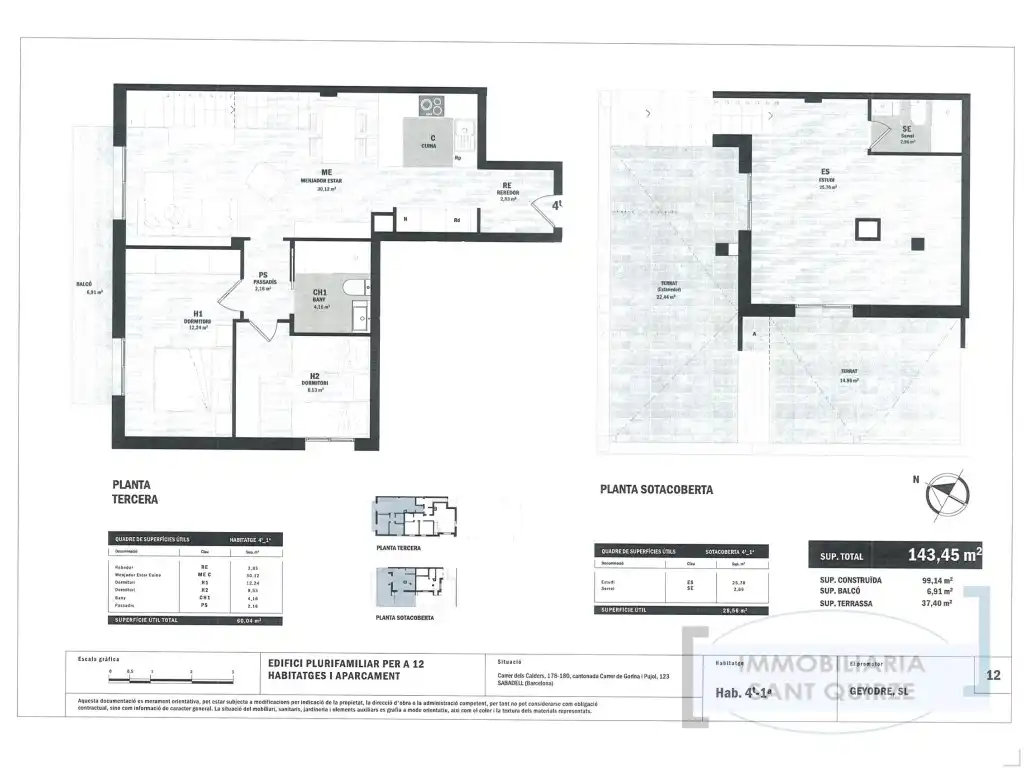 Appartamento con ascensore in vendita a Calle Calders Dels 178