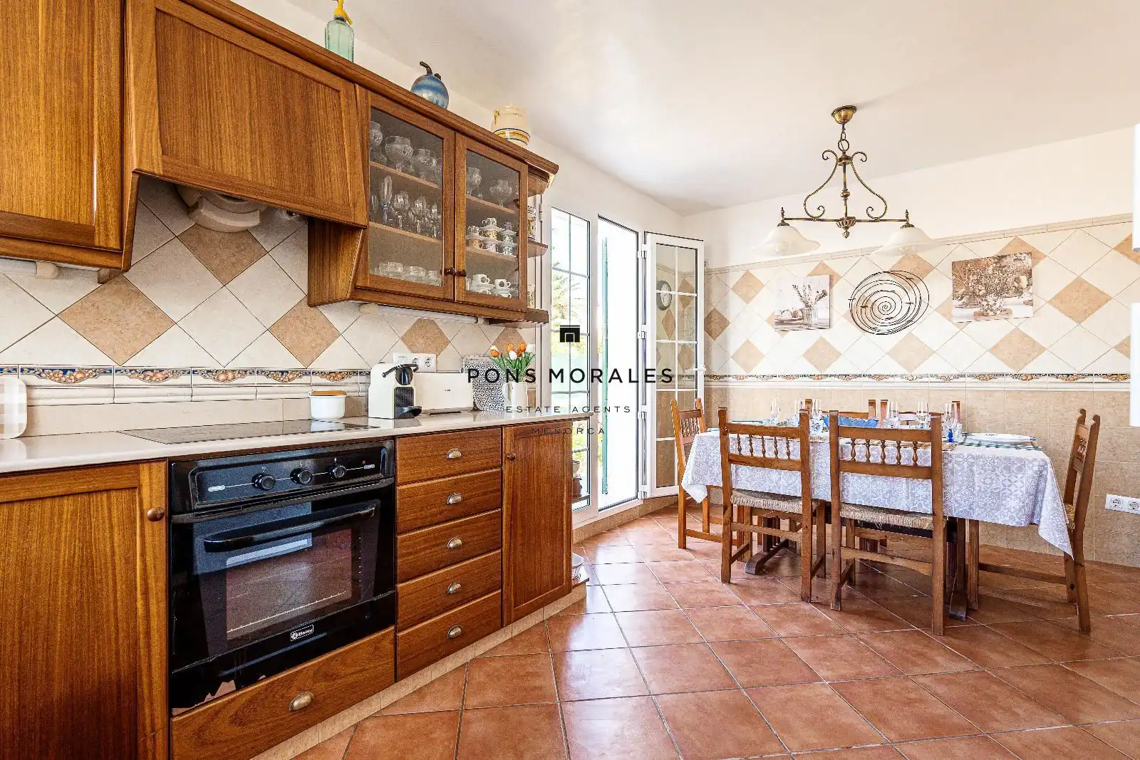 Cuina de Casa o xalet en venda en Ciutadella de Menorca amb Aire condicionat, Calefacció i Jardí privat