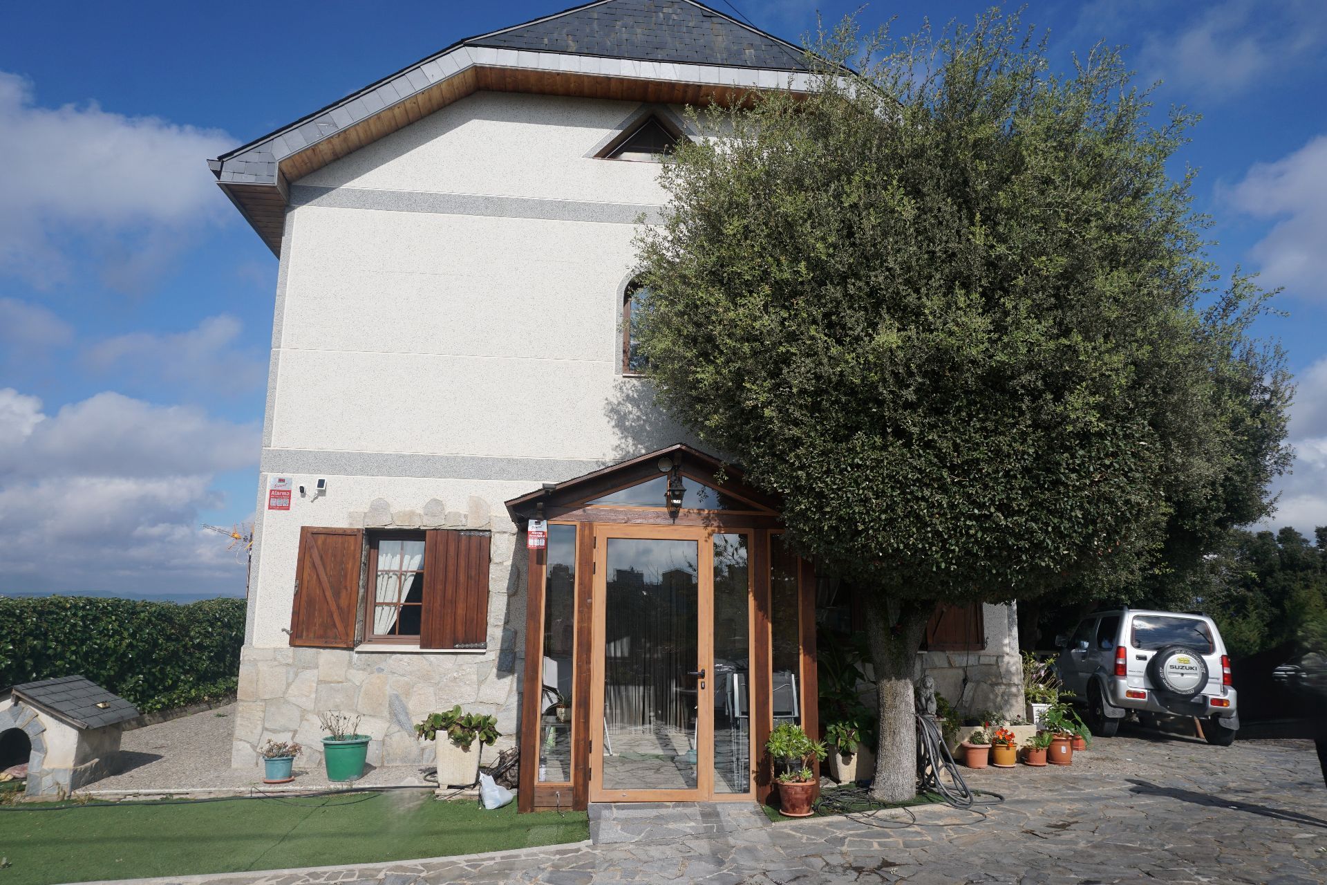 Vista exterior de Casa o xalet en venda en El Pont de Vilomara i Rocafort amb Aire condicionat, Calefacció i Jardí privat