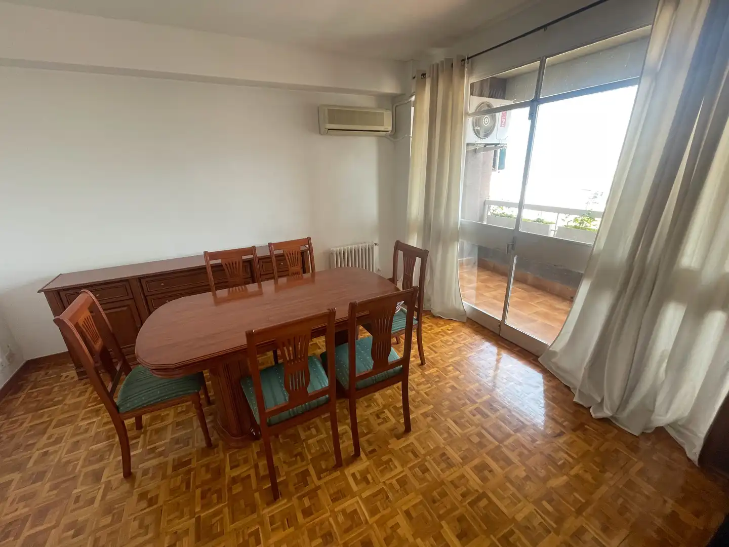 Esszimmer von Wohnung zur Miete in Jaén mit Klimaanlage, Heizung und Parkett