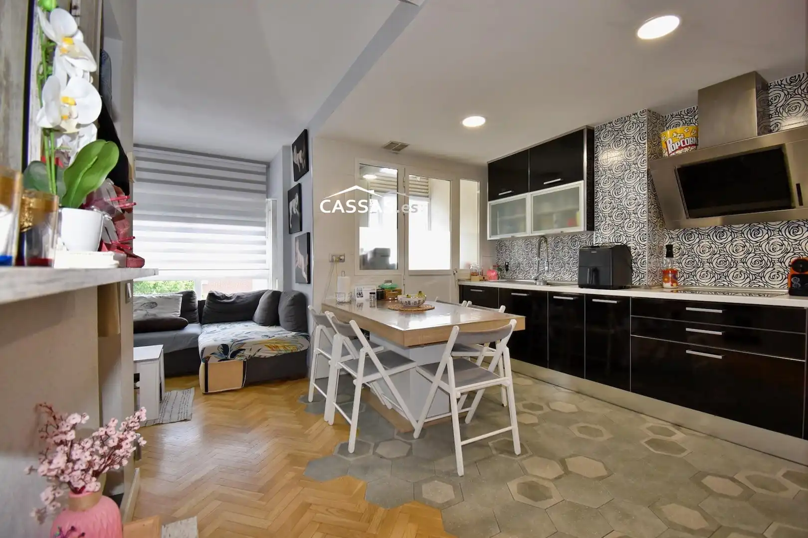 Living room of Flat for sale in Torrejón de Ardoz  with Air Conditioner, Heating and Parquet flooring