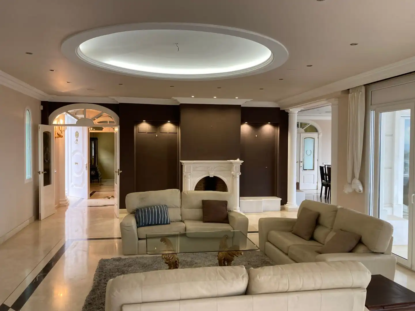 Sala de estar de Casa o chalet de alquiler en Cabrils con Aire acondicionado, Calefacción y Jardín privado
