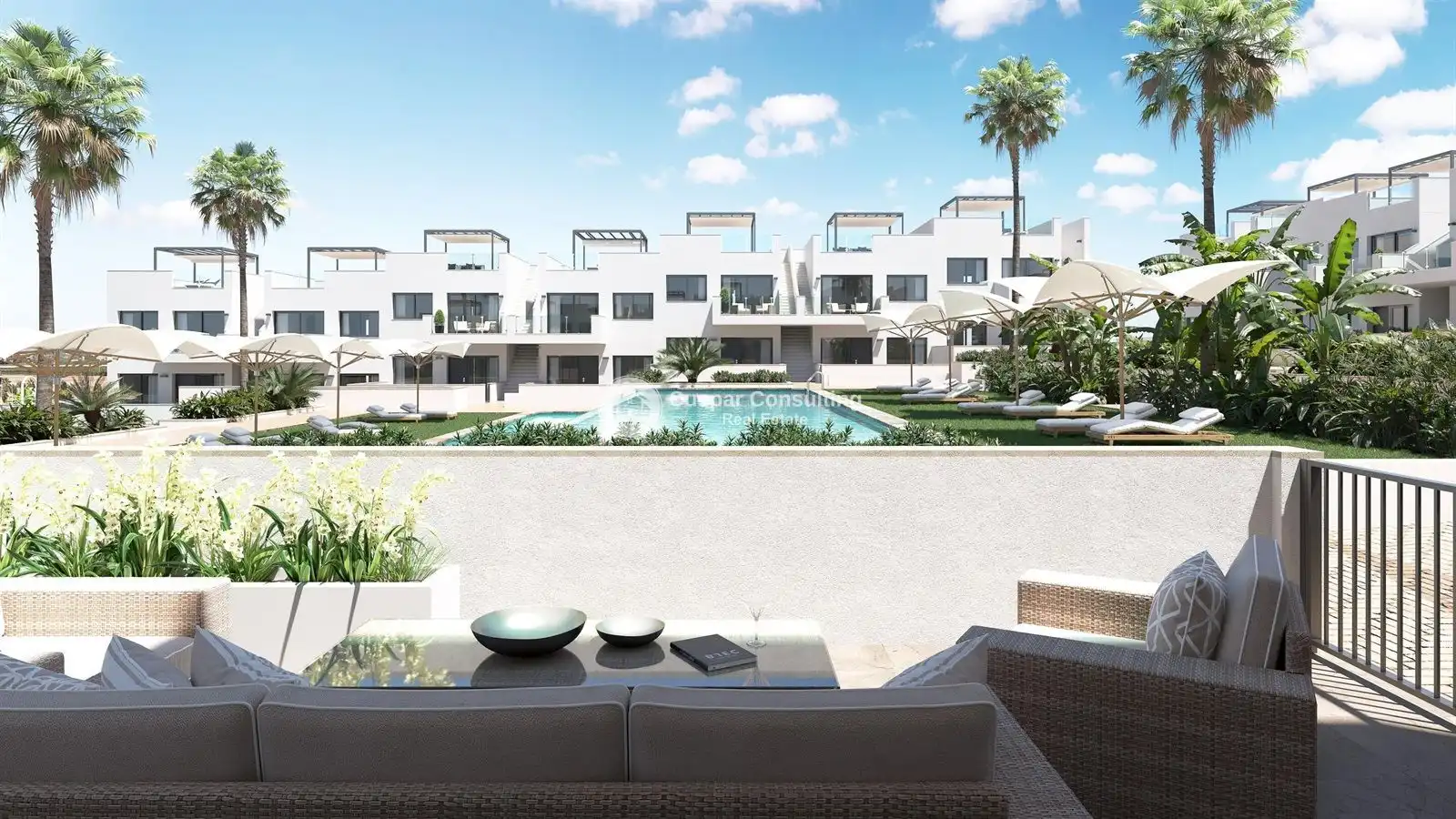 Vista exterior de Ático en venta en Torrevieja con Aire acondicionado, Calefacción y Terraza