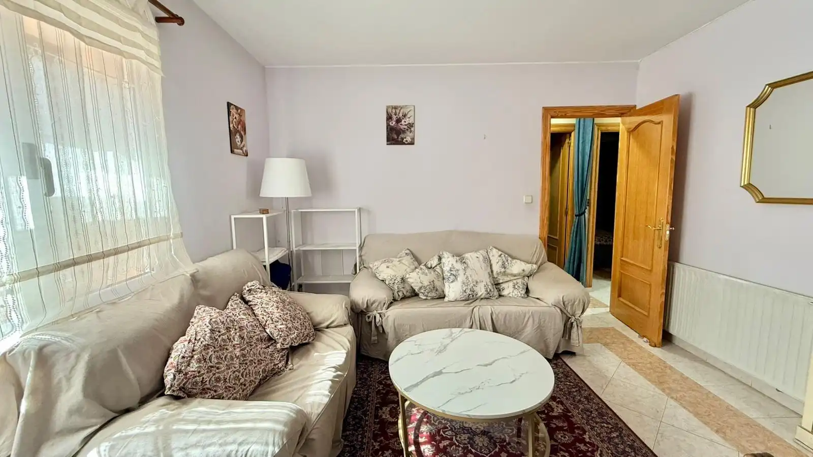 Sala d'estar de Casa o xalet en venda en Zarzuela del Pinar amb Calefacció i Moblat
