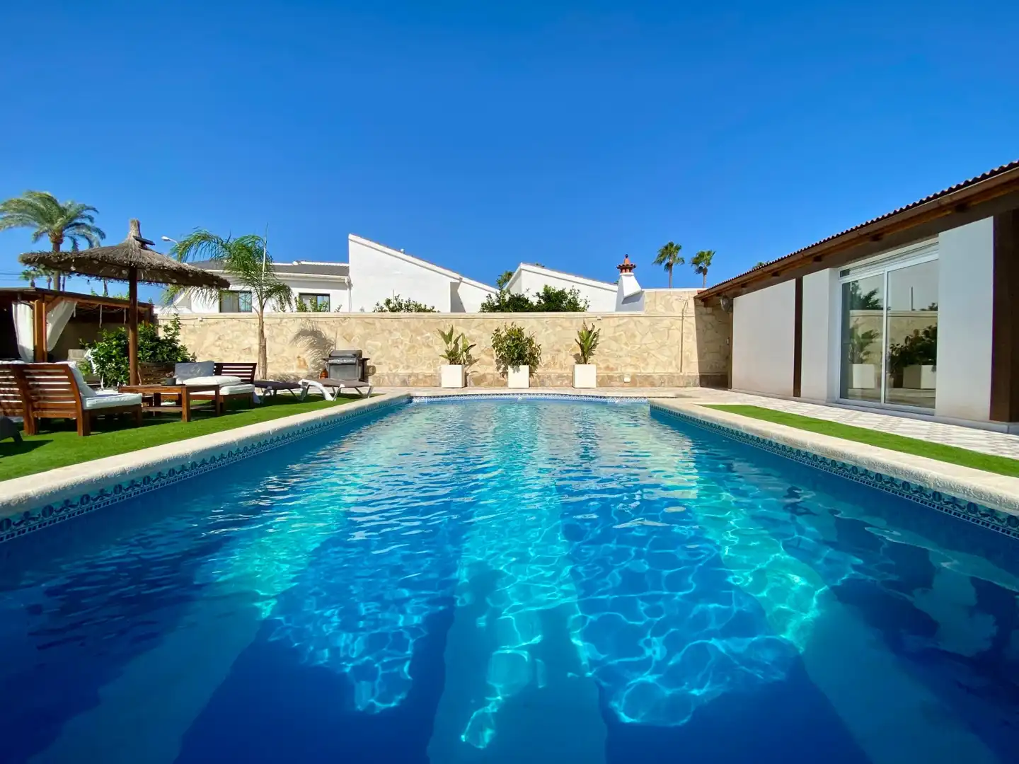 Piscina de Casa o xalet en venda en Rojales amb Aire condicionat, Calefacció i Jardí privat