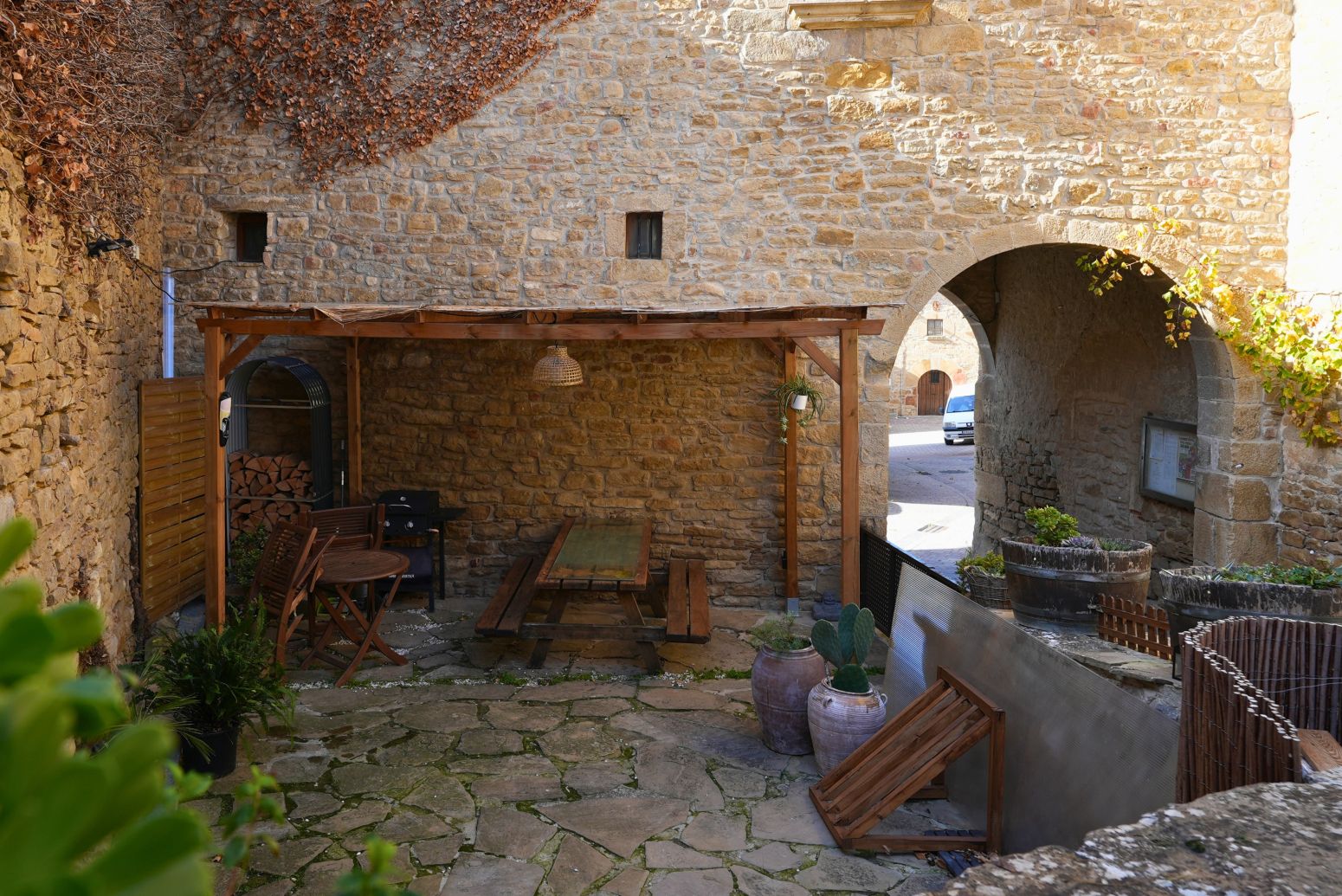 Terrassa de Casa o xalet en venda en Leoz / Leotz amb Calefacció, Terrassa i Balcó