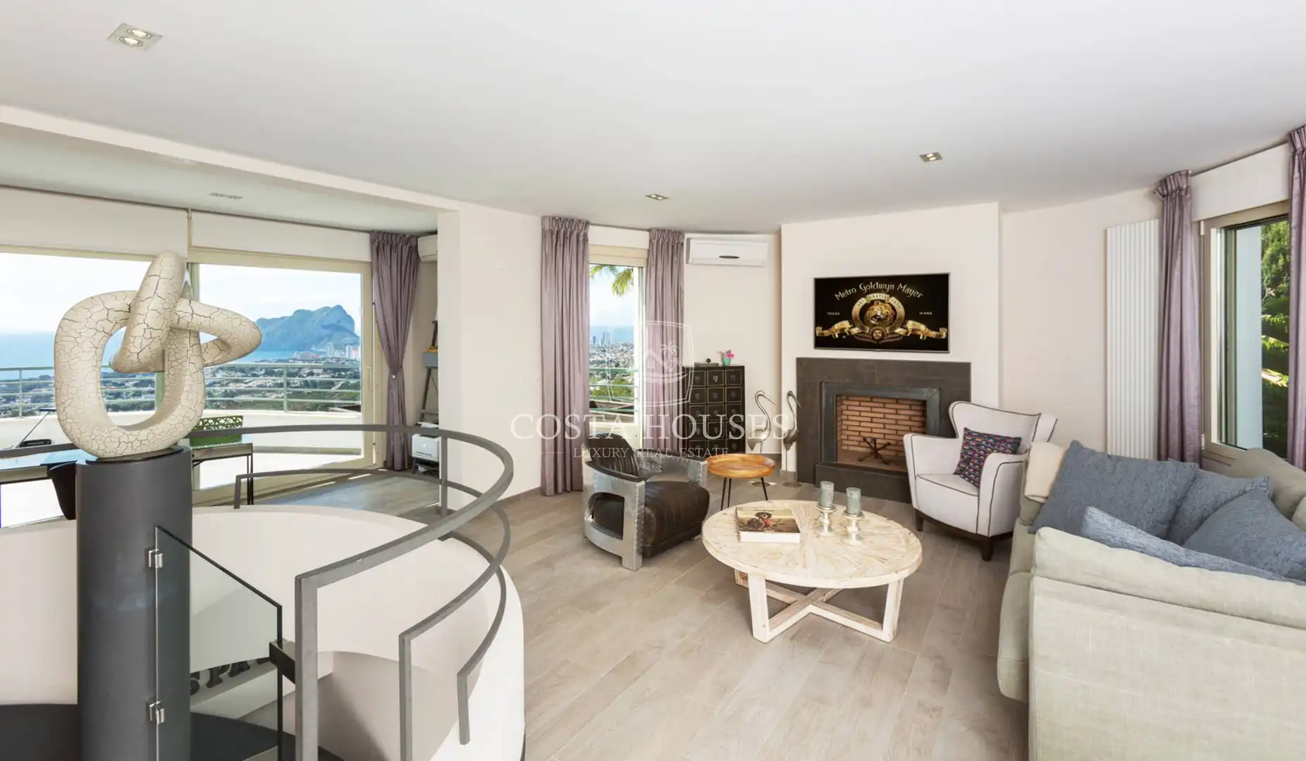 Living room of Houses for sale in Benissa  with Air Conditioner, Heating and Private garden