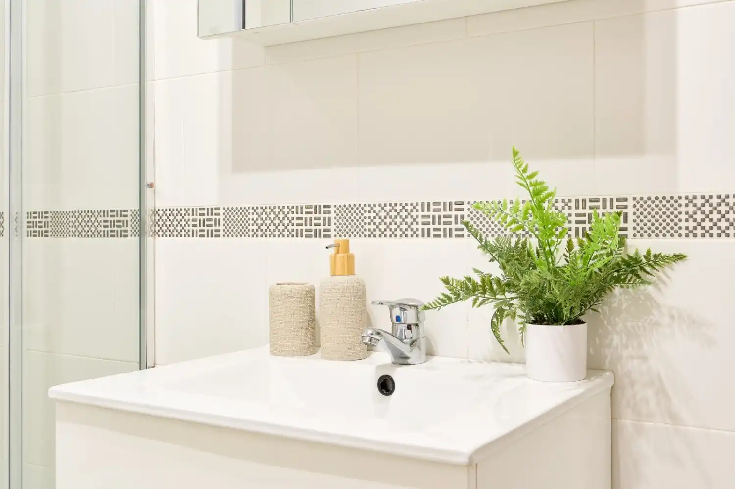 Bathroom of Flat for rent in Málaga  with Air Conditioner, Furnished and Washing machine
