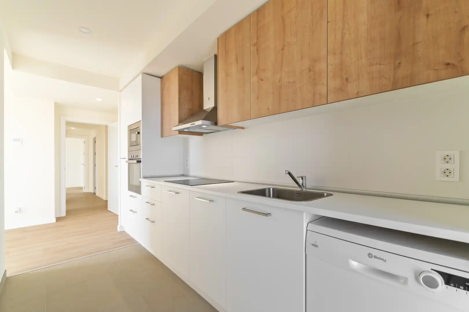 Cocina de Piso de alquiler en Esplugues de Llobregat con Aire acondicionado, Calefacción y Terraza