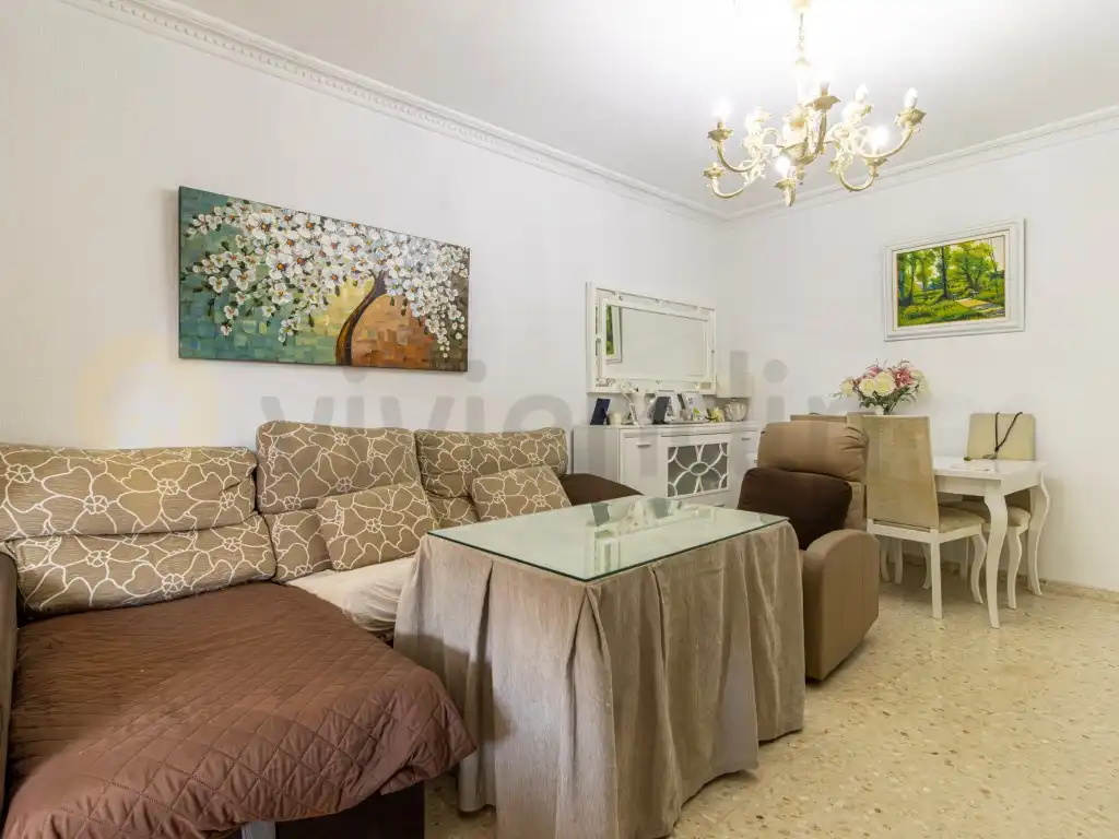 Sala de estar de Casa adosada en venta en Jerez de la Frontera