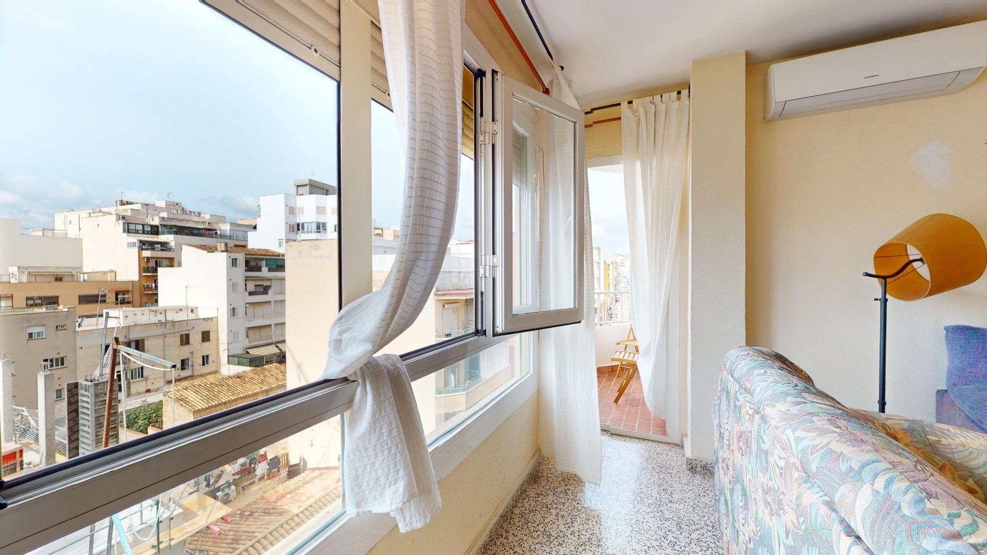 Bedroom of Flat for sale in  Palma de Mallorca  with Air Conditioner, Terrace and Balcony