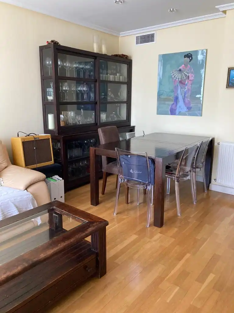 Dining room of Flat for rent in Madrid  with Air Conditioner, Heating and Parquet flooring