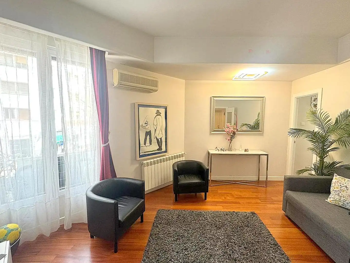 Sala de estar de Piso de alquiler en Madrid con Aire acondicionado y Calefacción