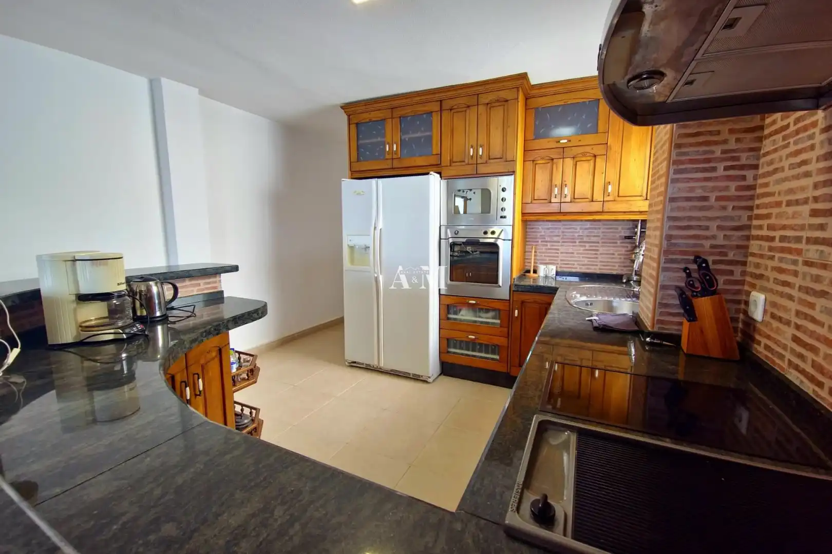 Cocina de Piso de alquiler en Torrevieja con Aire acondicionado, Calefacción y Amueblado