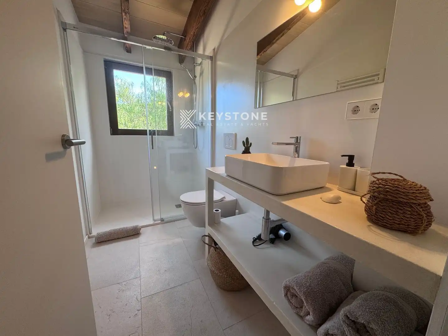 Baño de Casa o chalet de alquiler en Estellencs con Aire acondicionado, Terraza y Amueblado