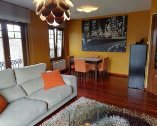 Living room of Apartment to rent in Lugo Capital  with Heating, Parquet flooring and Storage room