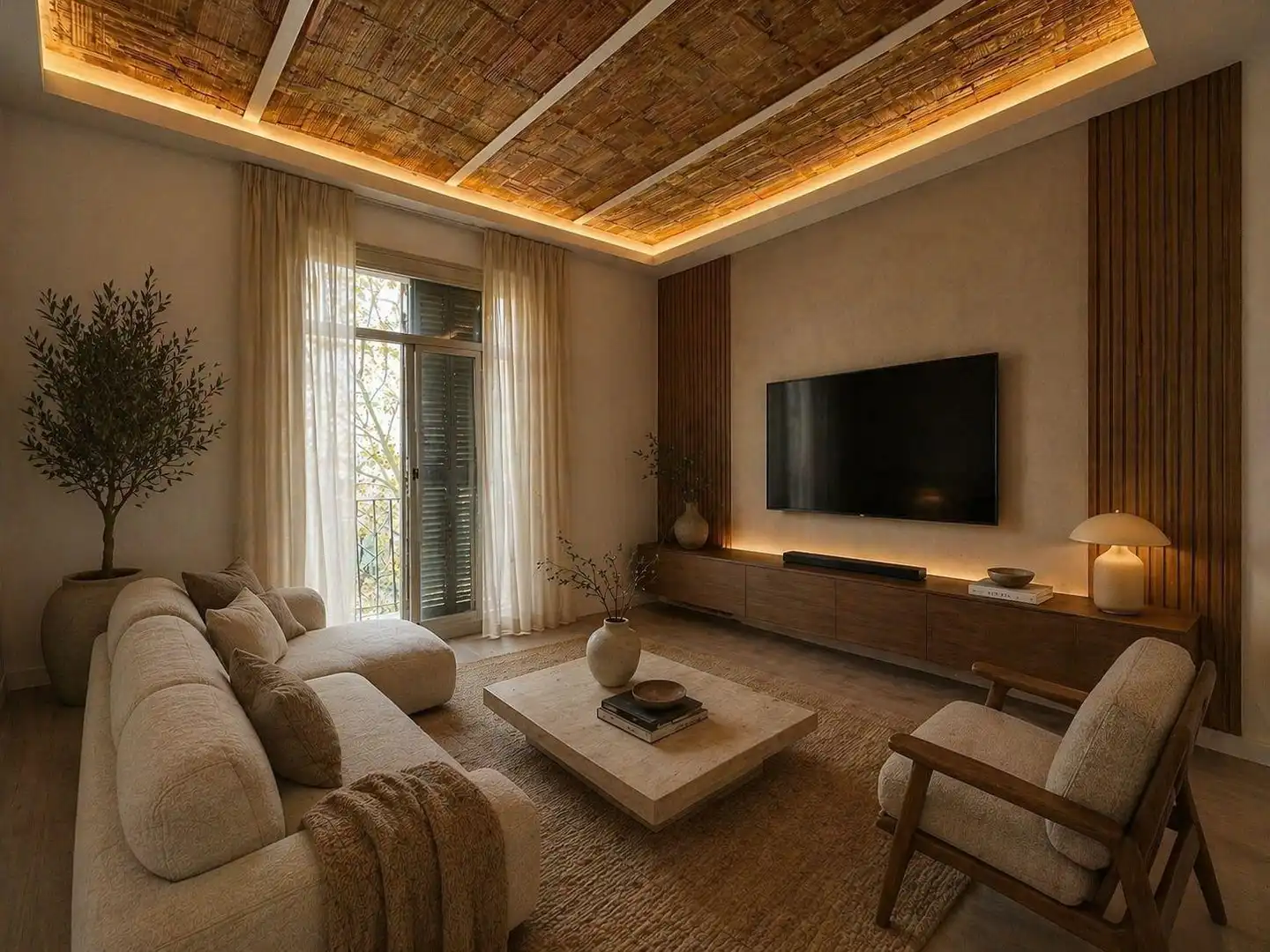 Sala d'estar de Apartament en venda en Barcelona amb Aire condicionat