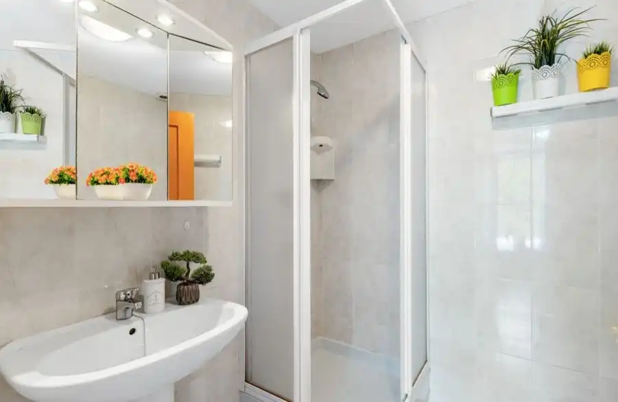 Baño de Casa o chalet de alquiler en Calpe / Calp con Aire acondicionado, Calefacción y Terraza
