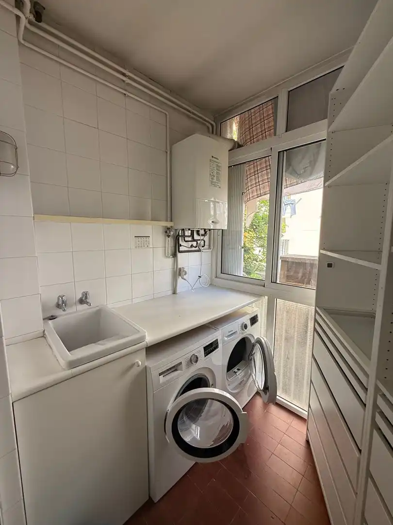 Kitchen of Flat for sale in Barcelona  with Air Conditioner, Heating and Furnished