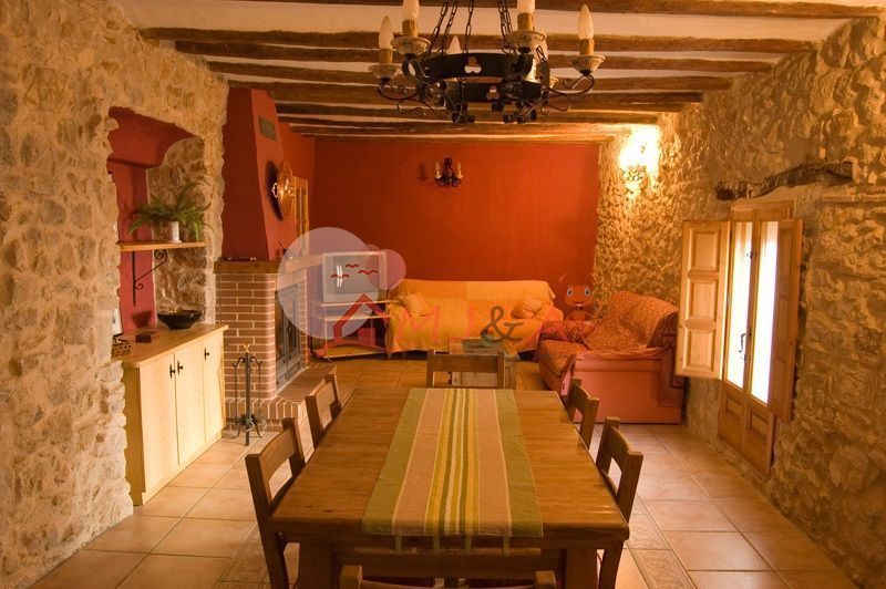 Dining room of House or chalet for sale in Cabanes  with Heating, Terrace and Storage room