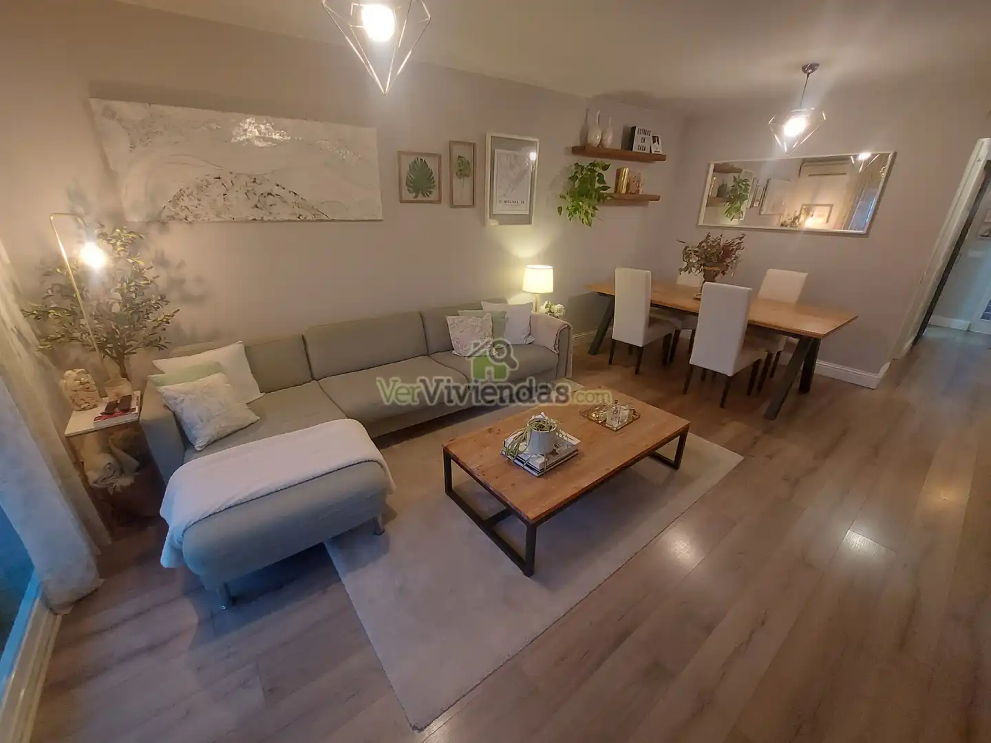 Sala de estar de Casa adosada en venta en Vallirana con Aire acondicionado, Calefacción y Jardín privado