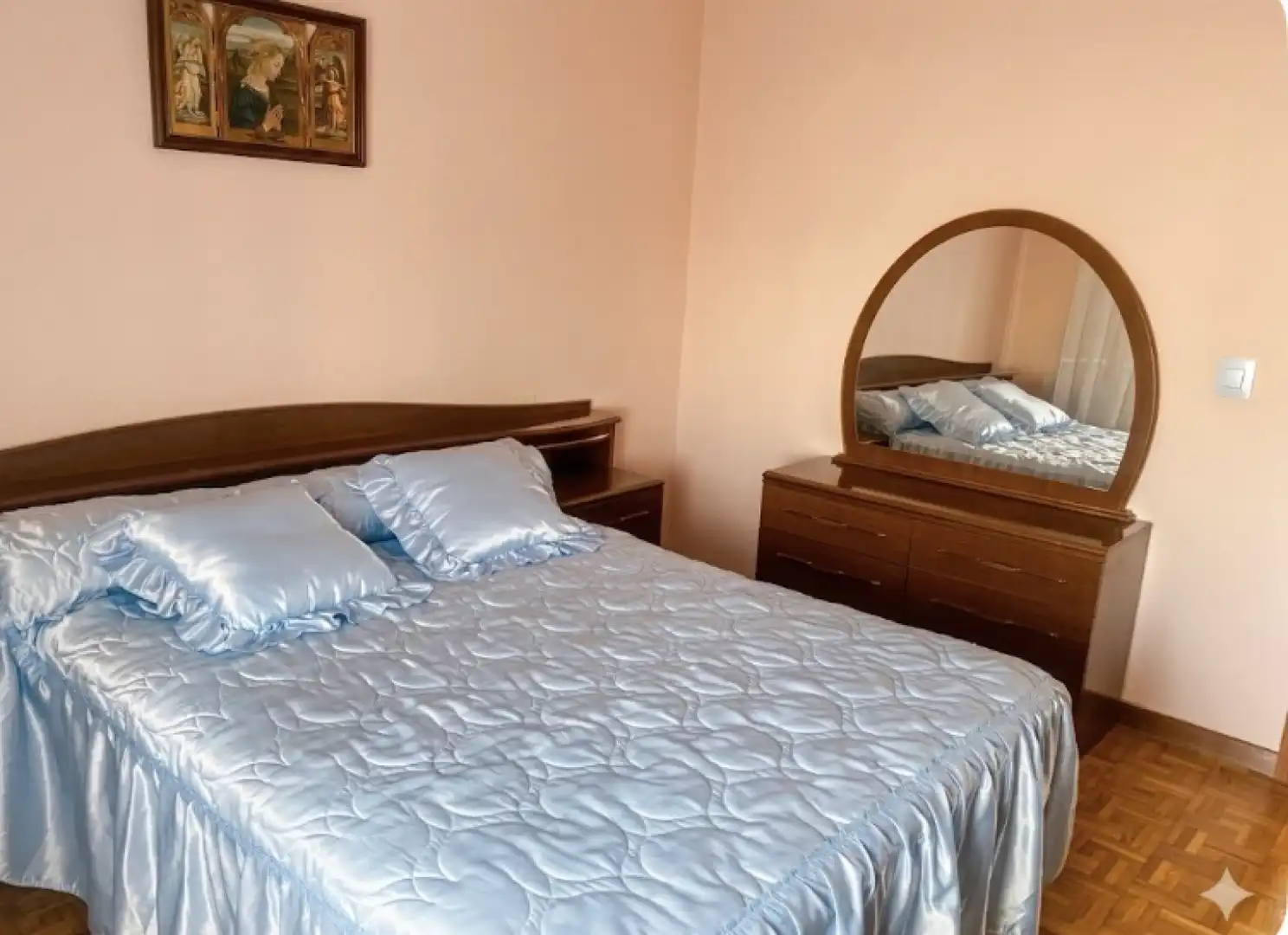 Bedroom of Flat for sale in Sartaguda  with Heating, Parquet flooring and Terrace