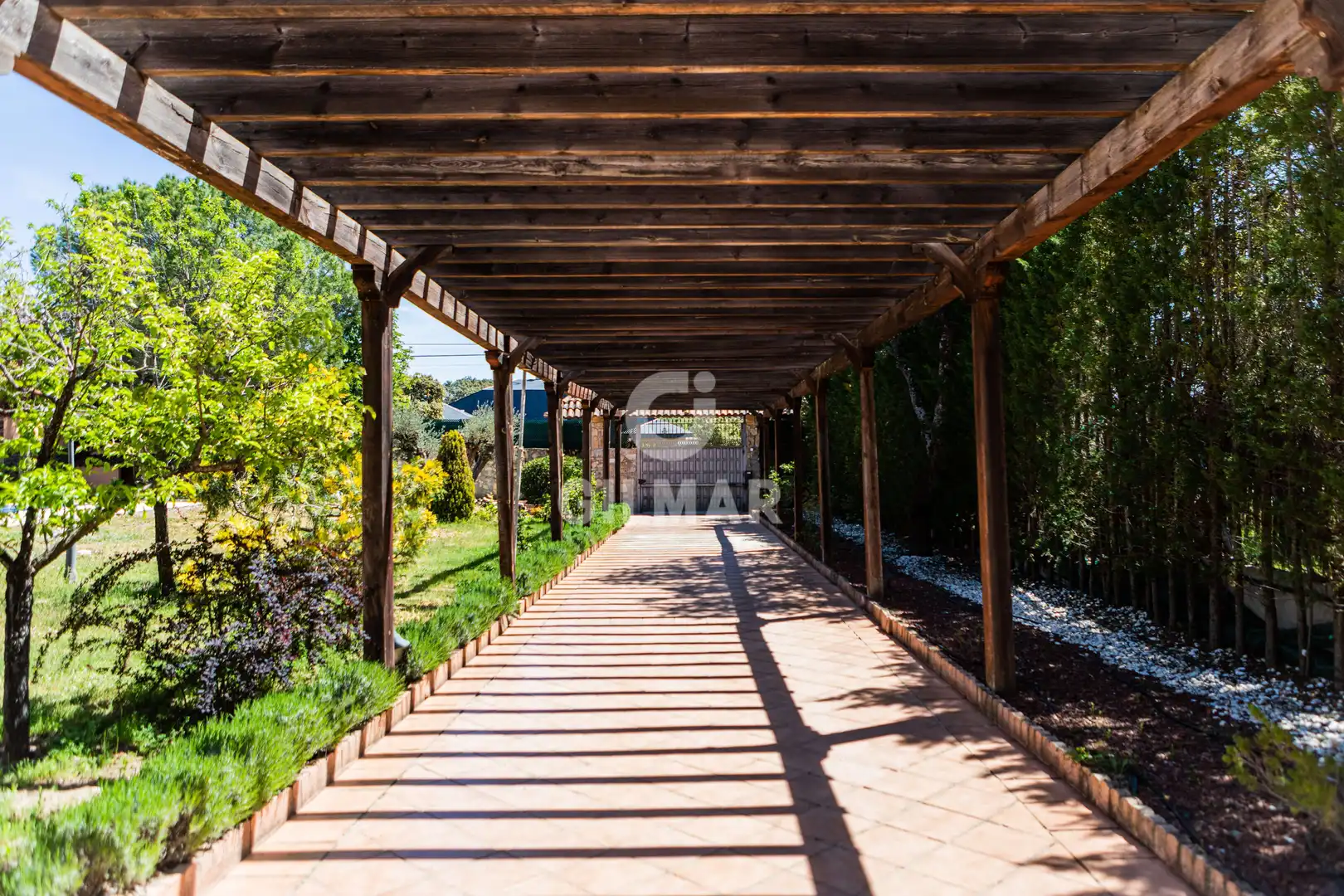 Vista exterior de Casa o chalet en venta en El Escorial con Calefacción, Jardín privado y Piscina