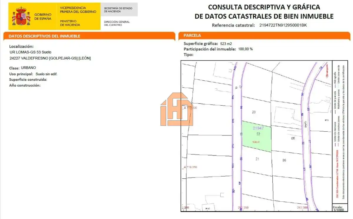 Residential land for sale in Calle Rio Esla, imagen 2