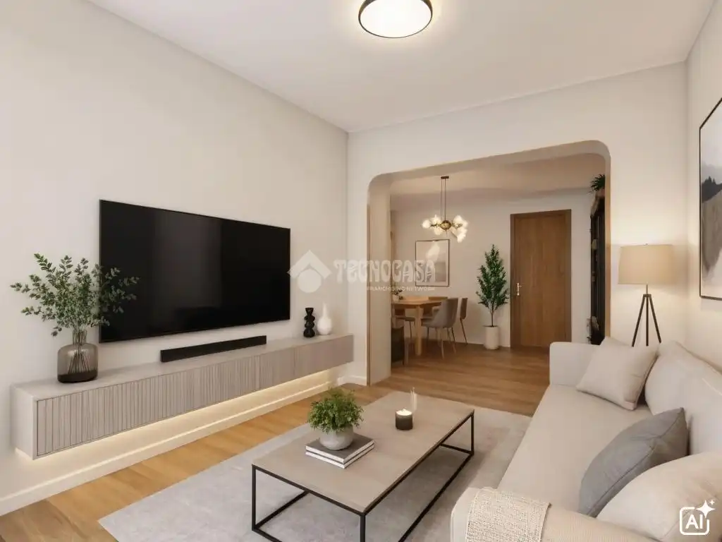 Living room of Flat for sale in Madrid  with Air Conditioner and Heating