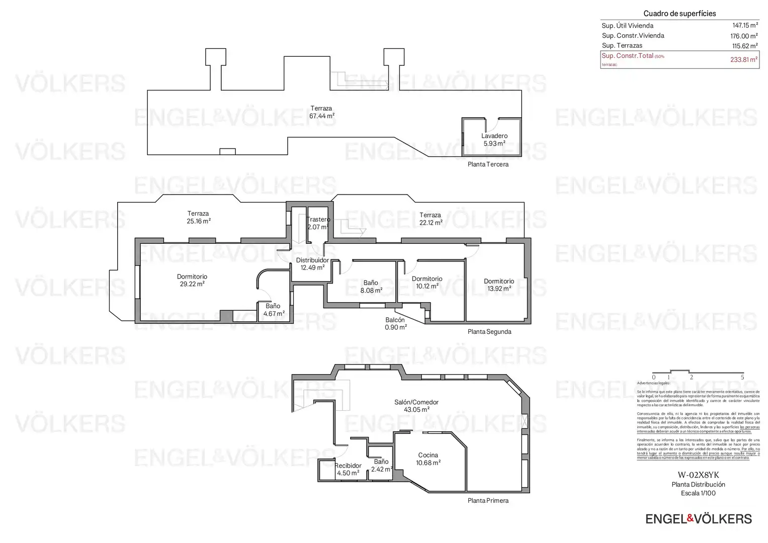 Dachboden zum Verkauf in Barcelona mit Klimaanlage, Heizung und Terrasse