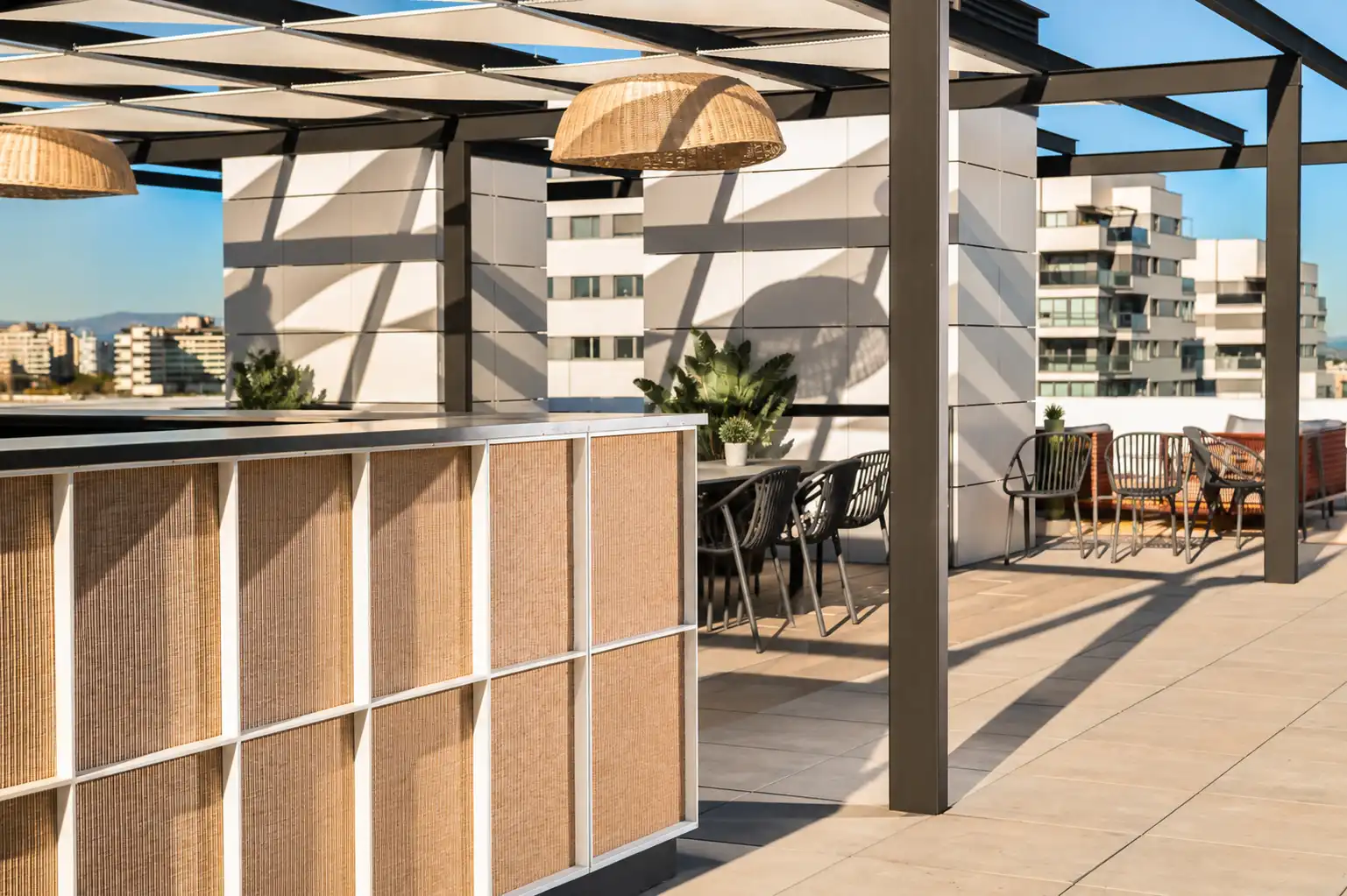 Terrace of Duplexes for rent in Madrid  with Air Conditioner, Heating and Private garden