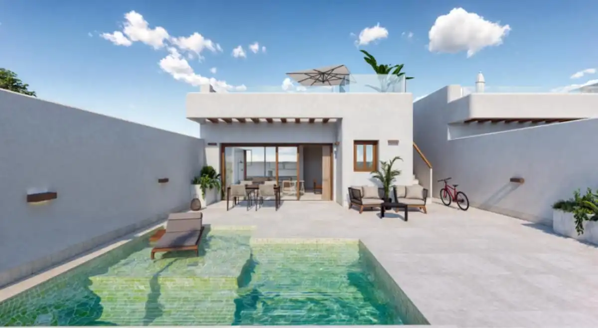 Detached house with pool for sale in Torre-Pacheco ciudad, imagen 2