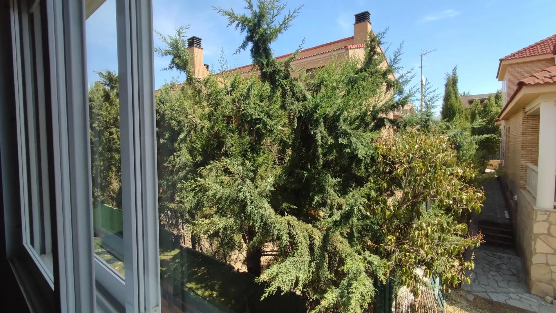 Terraza de Casa adosada de alquiler en Zaragoza con Aire acondicionado, Calefacción y Jardín privado