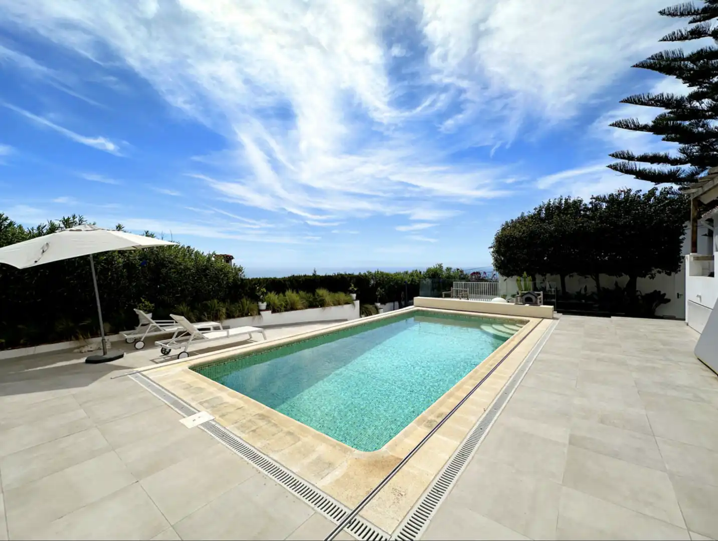 Piscina de Casa o xalet en venda en Estepona amb Aire condicionat, Jardí privat i Terrassa
