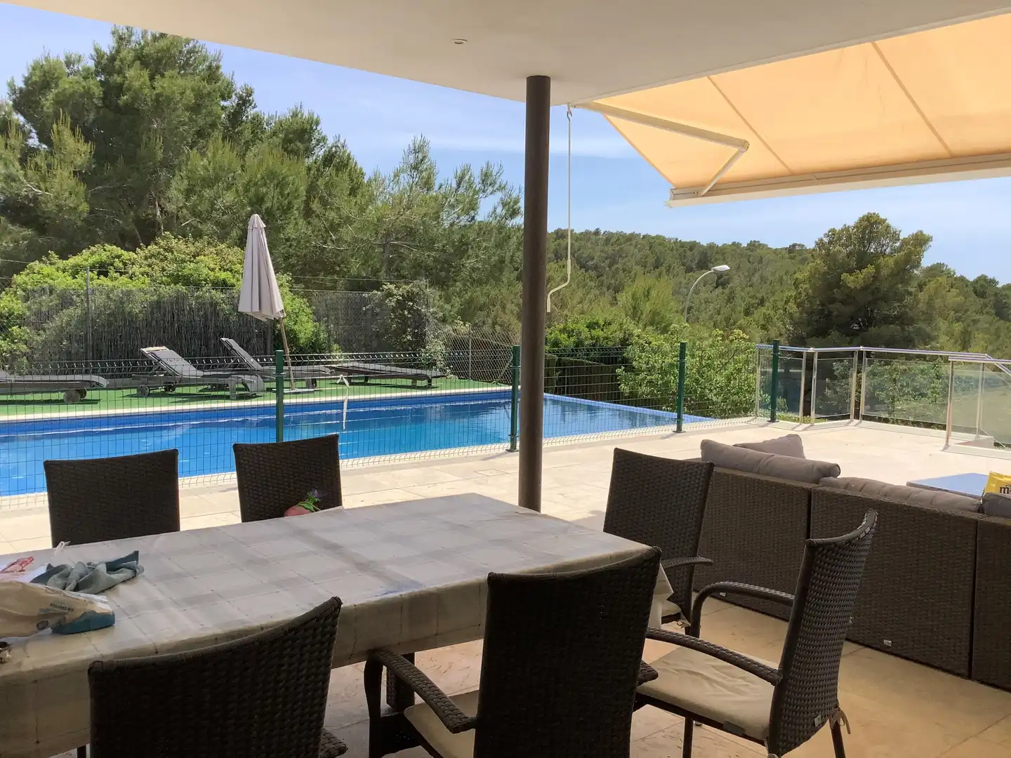 Terrasse von Haus oder Chalet zum Verkauf in Calvià mit Klimaanlage, Privatgarten und Terrasse