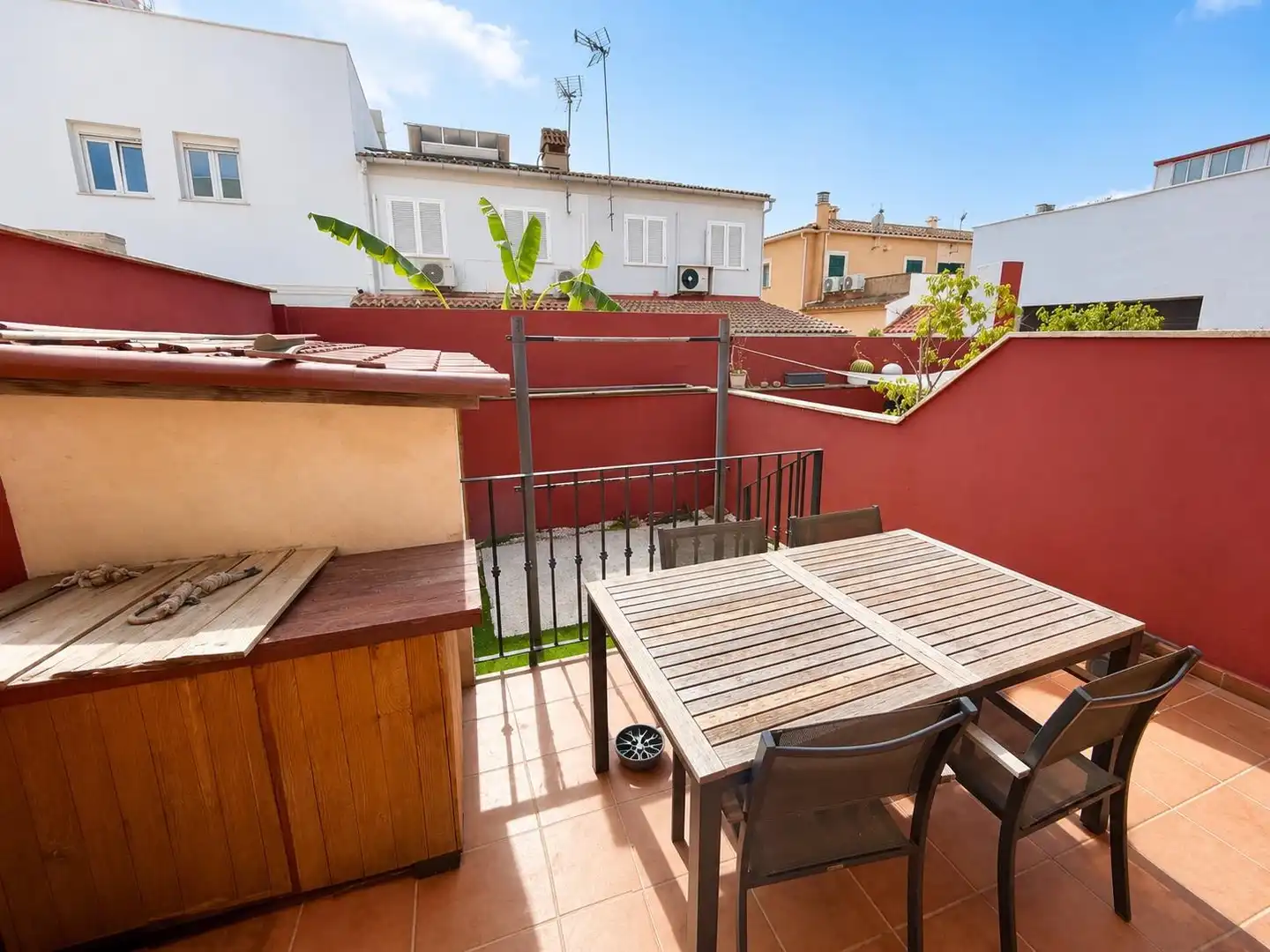 Terrassa de Casa adosada en venda en Marratxí amb Aire condicionat, Calefacció i Parquet