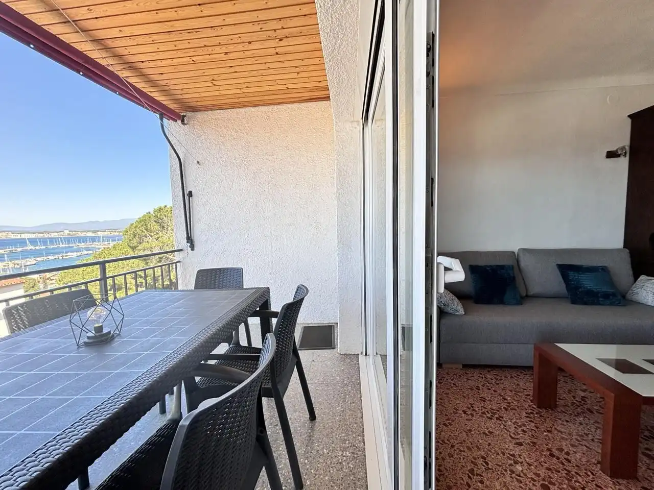 Terrace of Flat for sale in Roses  with Terrace and Furnished