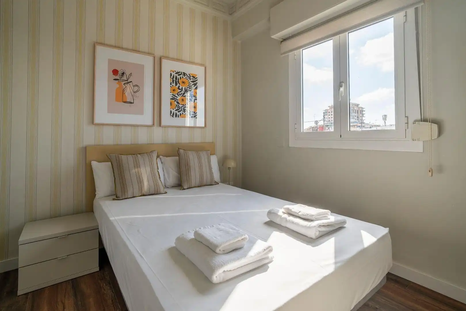 Bedroom of Attic for rent in Valencia  with Air Conditioner, Heating and Terrace