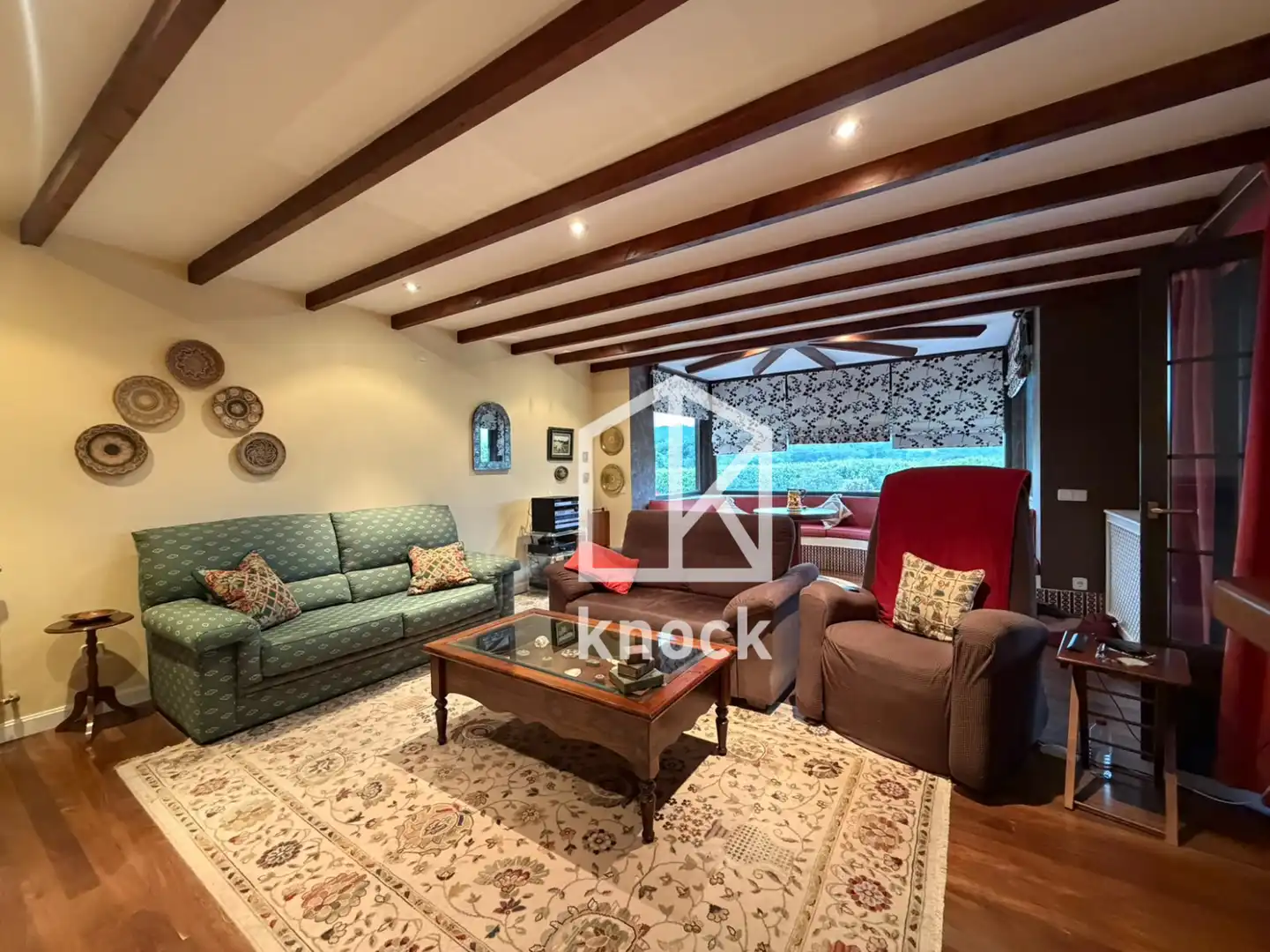 Sala d'estar de Casa o xalet en venda en Villaviciosa amb Calefacció, Jardí privat i Parquet
