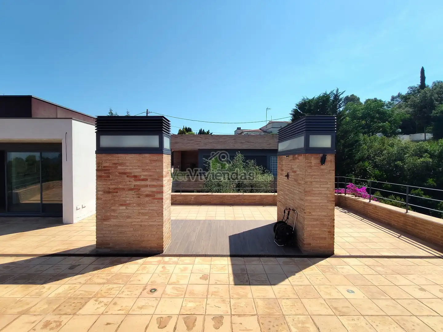 Terrassa de Casa o xalet en venda en Sant Cugat del Vallès amb Aire condicionat, Calefacció i Jardí privat