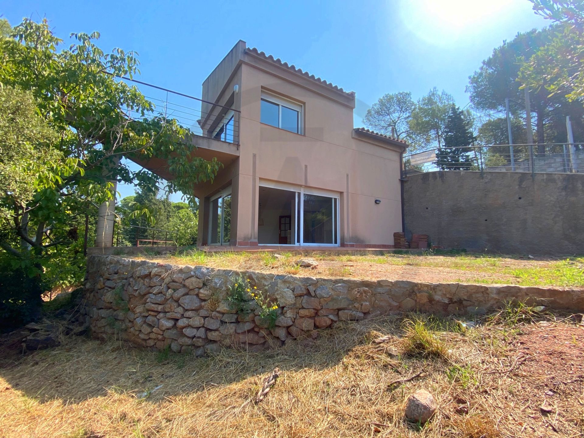 Vista exterior de Casa o xalet en venda en Vacarisses amb Calefacció, Jardí privat i Parquet