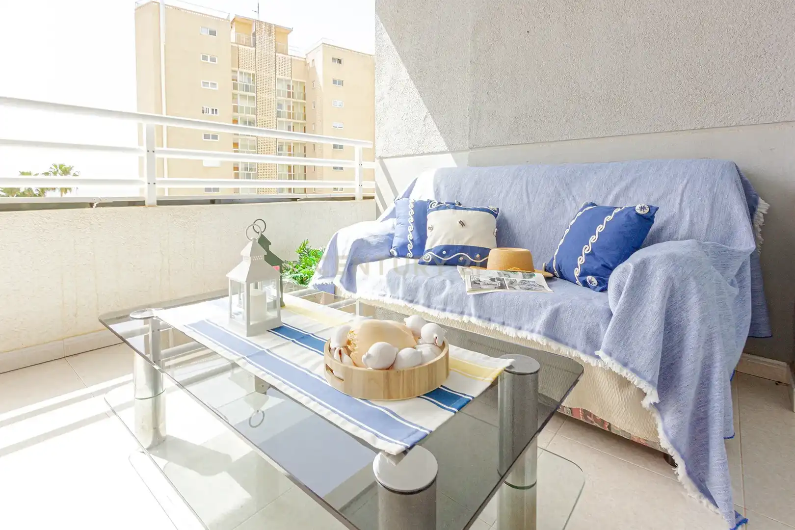 Balcony of Apartments for sale in Calpe / Calp  with Air Conditioner, Storage room and Oven