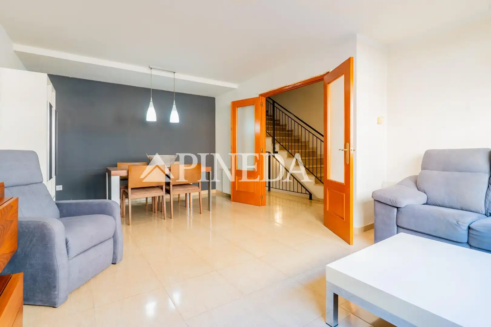 Sala de estar de Casa adosada en venta en Puçol con Calefacción, Terraza y Trastero