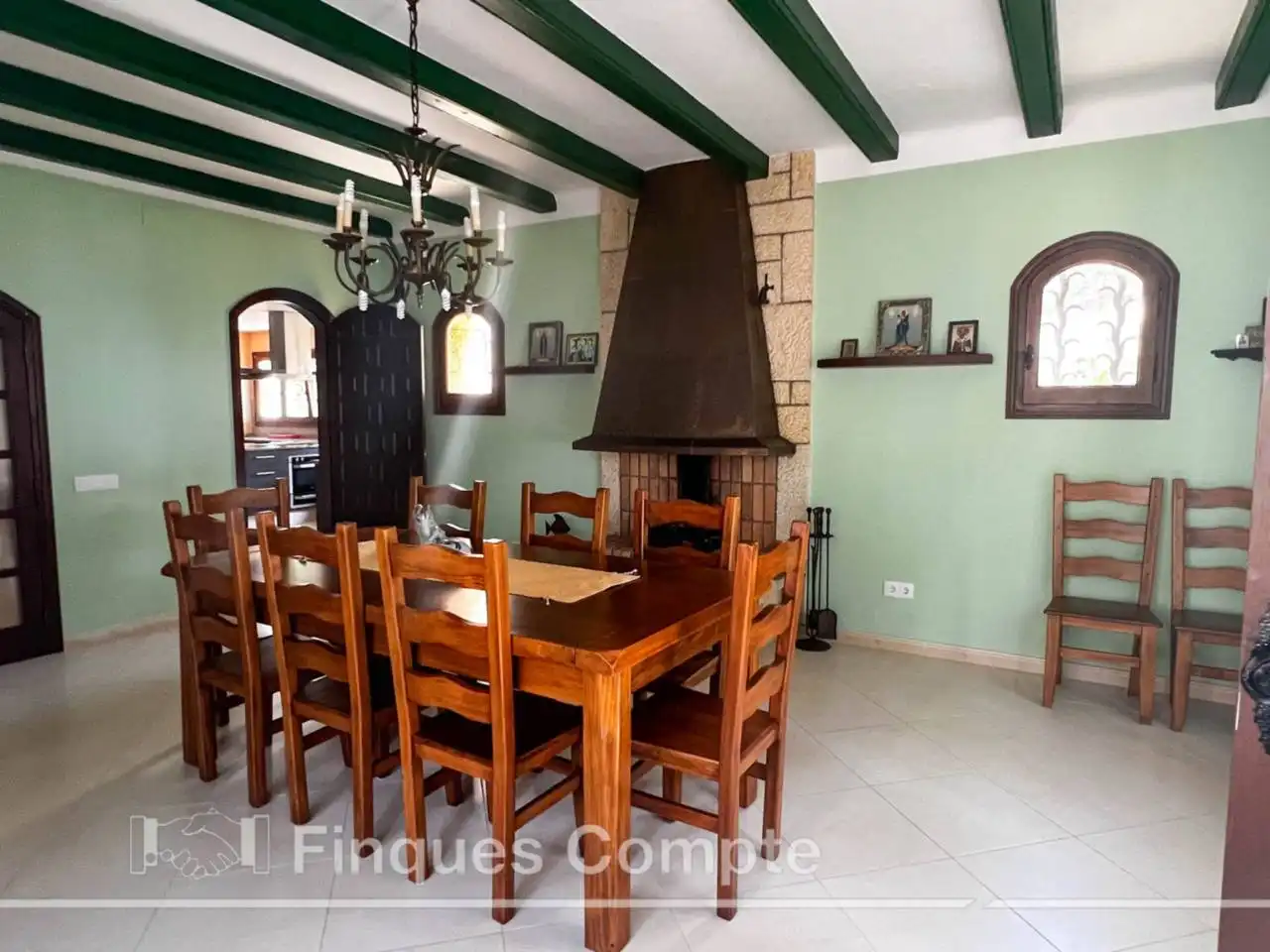 Comedor de Casa o chalet en venta en Roda de Berà con Jardín privado, Terraza y Piscina