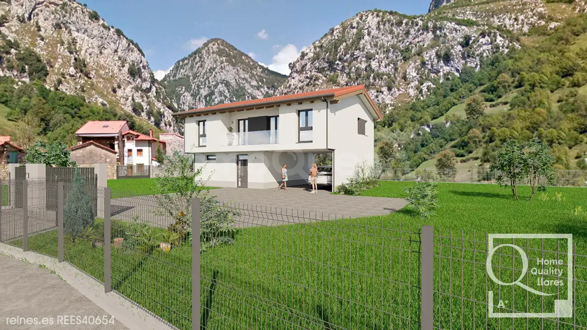 Exterior view of Houses for sale in Peñamellera Alta  with Heating and Private garden