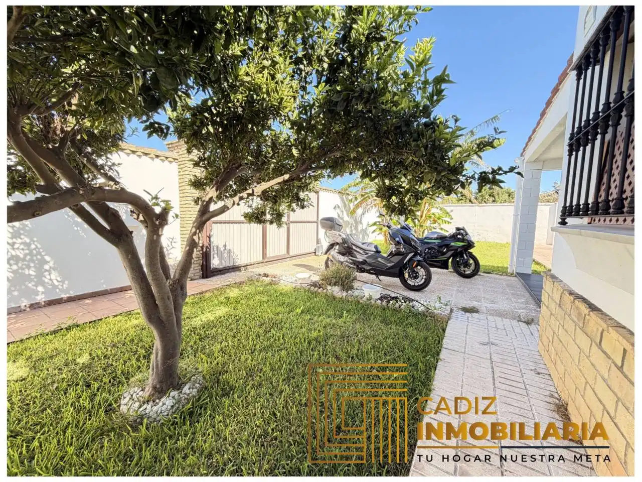 Jardí de Finca rústica en venda en Chiclana de la Frontera amb Aire condicionat, Jardí privat i Terrassa
