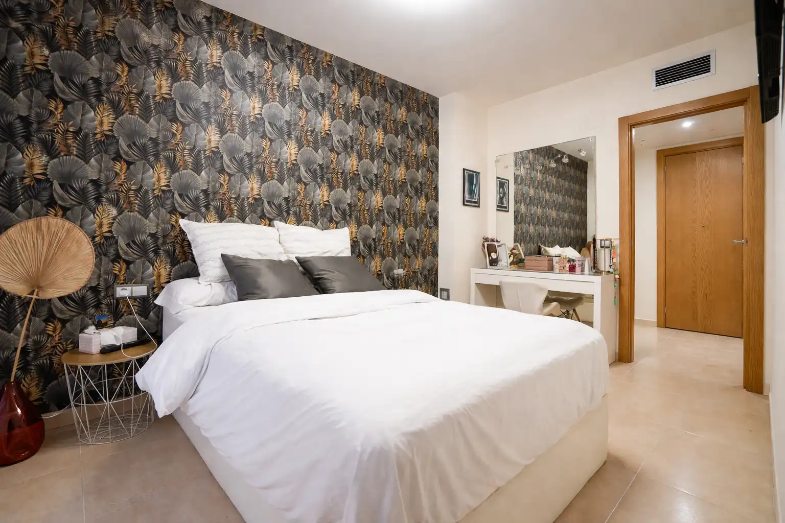 Bedroom of Flat for sale in Alcover  with Air Conditioner, Heating and Parquet flooring